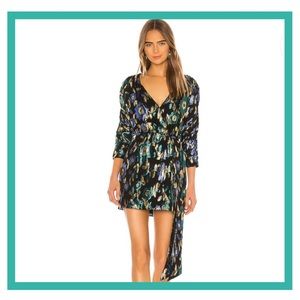 Lovers & Friends Durant Mini Dress in Multi Shiny